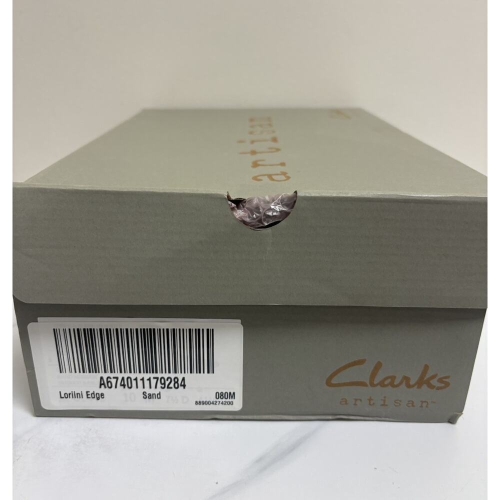 Clarks Artisan Womens Leather Platform Loafers Tan Sporty Comfort Size 8 - Picture 10 of 11